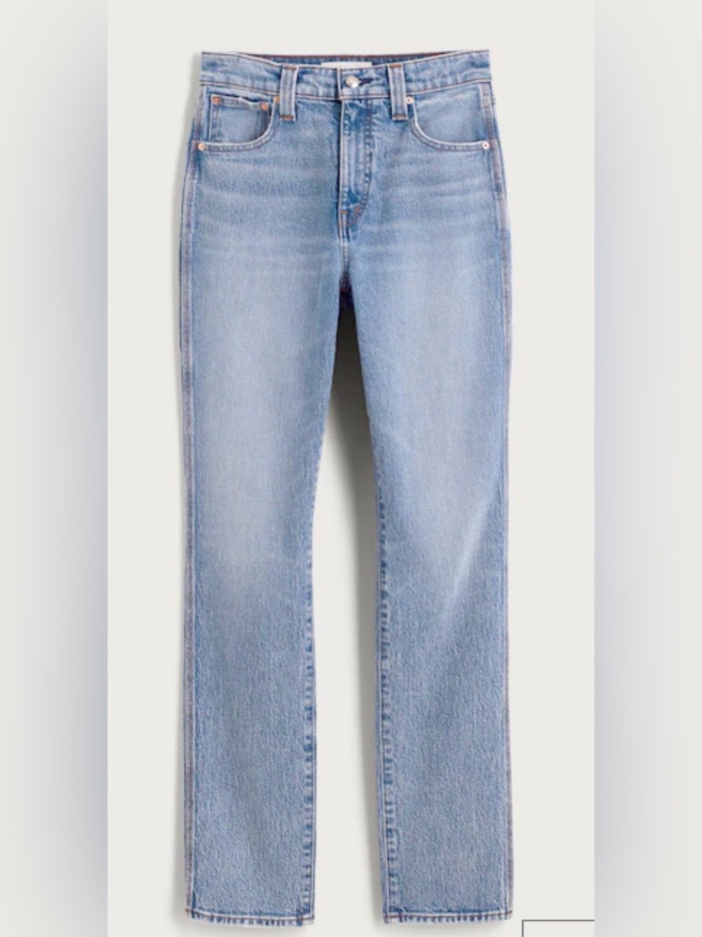 Madewell Perfect Vintage Straight Jeans Size 24 Light Wash